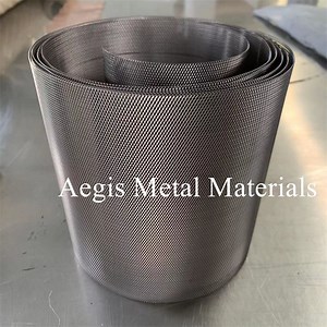 [Hot Item] Platinized Titanium Mesh 1*2 2*4mm Titanium Anode Mesh Screen Grade 1 Metal Titanium Expanded Mesh