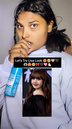 💫 on Instagram: "Let's Try Lisa Look 😱🥹😍🫰🏻🩷🖤🫶🏻🎀 . . #transition #lisa #reelsinstagram . . [ Transition Reel | Lisa | Lisa black pink | Jisoo | blackpink | kim jisoo | jisoo edit | black pink edits | Jennie| rose | black pink edits | k-pop | kbeauty | k-pop | korean songs | bts army | bts v | jungkook | baddie makeup | baddie transition | bold Makeup | bossy Makeup | English Songs | Trending Audio | edit | viral reels | trending Song | attitude | breakup | sad | villain | villain Look