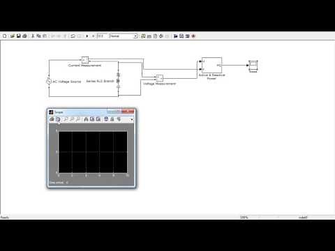 Power Voltage and Current Measurement using Simulink/Matlab