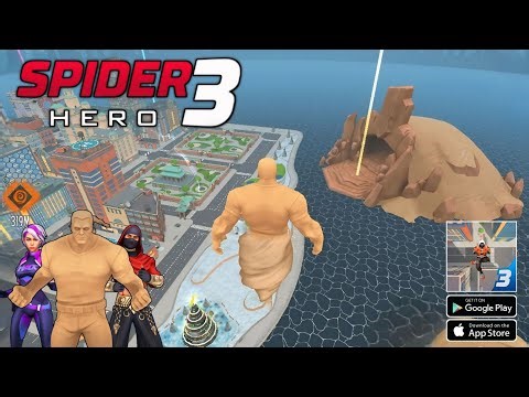Spider Fighter 3 (New Hero: SANDSTROKE, New GADGET & New Skins) Gameplay Android & IOS