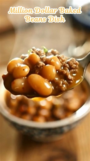 Million Dollar Baked Beans Dish — Don’t Lose This Recipe Subtitle: Sweet, Savory Southern Comfort Some dishes don’t ask for attention — they earn it. This one starts with heat rising from a clay pot, a deep golden glaze clinging to every bean, and that quiet moment when the kitchen smells slow, rich, and familiar. Million Dollar Baked Beans is the kind of comfort you scoop, not slice. Sweet, savory, and patiently baked, it belongs right in the center of the table. Don’t Lose This Recipe. Ingredi