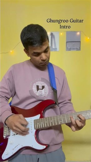 Ghungroo Guitar Intro | War | Guitar tutorial | #shorts