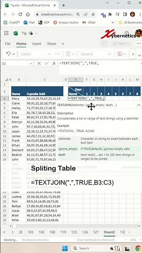 Separate data from one cell in Excel with commas - Excel Tips and Tricks