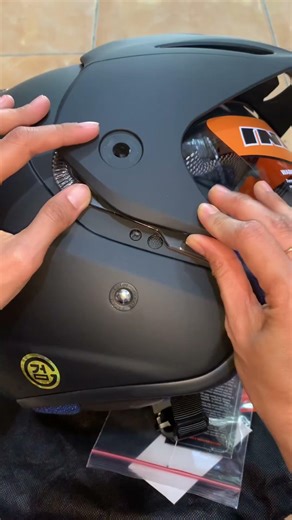 TUTORIAL MENGENCANGKAN KACA INK CX22 YANG LONGGAR #tutorials #tutorial #tutor #helmviral #helmkeren