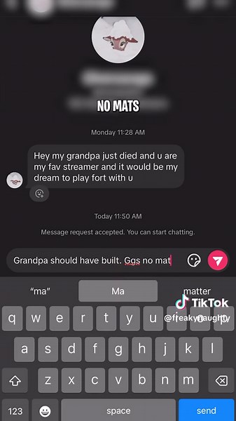 MY DM's ARE WEIRD... #fortnite #gamingontiktok #tiktoklive #funnyvideos