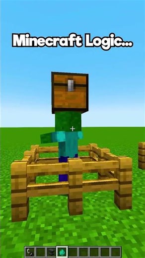 Logic In Minecraft #shorts