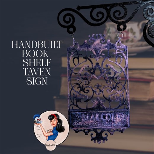 Bookshelf Tavern Sign - A Malcolm Outlander Inspired Jamie Fraser - Etsy