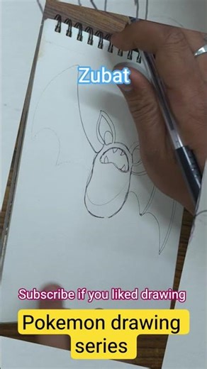 Zubat #pokemon #drawing #series