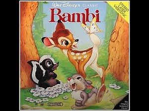 Opening to "Bambi" 1989 CLV Laserdisc [Stereo]