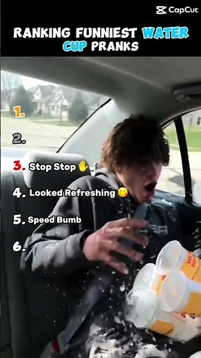 Ranking the best water cup pranks