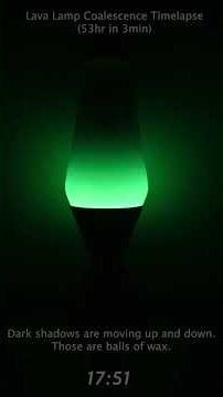 Lava Lamp Coalescence Timelapse (53 hours in 3 Minutes) (No Sound)