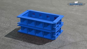 With BETONBLOCK you can create interlocking concrete blocks in many shapes and sizes. How? Take a look at the 3D-animation below. | Betonblock LLC - Steel Concrete Forms