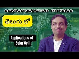 Applications of Solar Cell | Simple Explanation for I B.Tech Students!