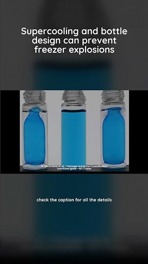 Preventing freezer bottle explosions: New insights into ice crystallization and pressure