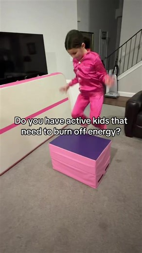 When my kids can’t play outside this tumble track wedge is a life saver and helps get their energy out- I’m a big fan of tablet free activities and this wedge and box jump are great for creativity and exercise #tumblingmat #boxjump #gymnastic #indooractivities
