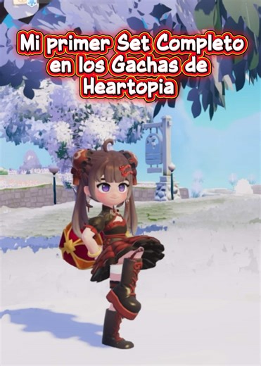 ✨Manifiesto Suerte para Todos✨ 🙌🏻 Mi primer Set Completo en el Gacha de Heartopia con corazones azules 🩵 Esta muy bonito, lo escogí color rojo porque me recuerda mucho a Pucca, me encantó❤️🥹 #Heartopia #HeartopiaCreatorTeam #cozygames #gameplay #fyp