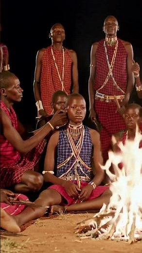 African Tribal Ear Piercing Ritual Ceremony