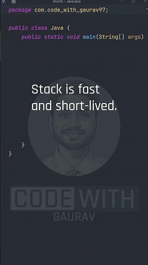 Stack vs Heap Java, Memory Explained Simply for Beginners