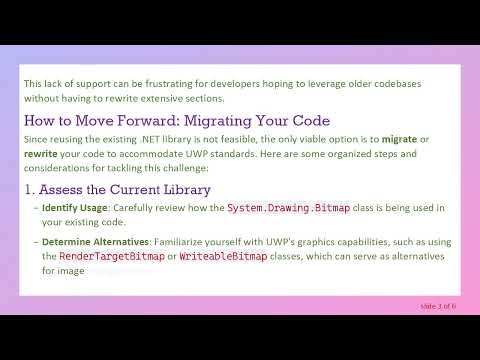 Can You Use a Standard .NET Library in a UWP App?