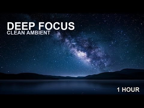 Study Timer (1 Hour) | Ambient Focus Music | No Loops, No Talking