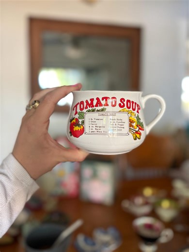 Vintage Tomato Soup Mug, 1970s, Recipe, Retro Kitchenware - Etsy