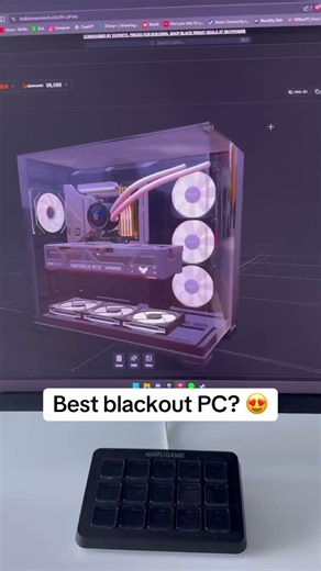 Best blackout PC? 😍 #gamingpc #pcgaming #pcsetup #blackpc #buildcores