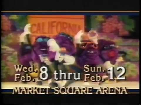 1989 - Ice Capades Features the Red Hot California Raisins