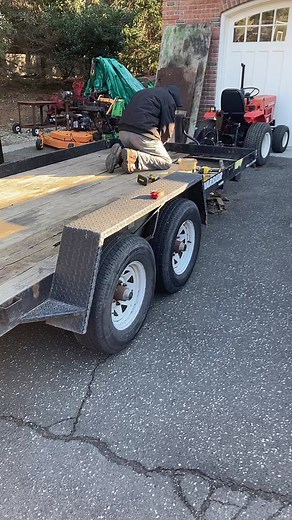 Replacing Trailer Deck with Durable Oak Wood | DIY Equipment Upgrade