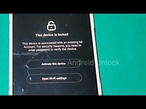Redmi Note 4 MI Account Unlock Free Tool