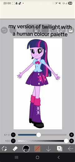 Twilight Sparkle Human Color Palette Redesign