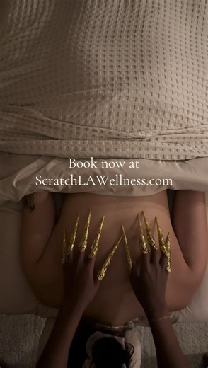 Resetting your nervous system. One back scratch at a time. Book now with code “CALM” for 15% off any session. Valid through 1/12. ScratchLAWellness.com #asmr #asmrbackscratching #asmrspa #losangelesspa