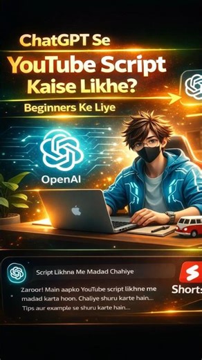YouTube Shuru Karna Hai? Script Writing Ka Best AI Tool 🤖#ai #shorts #trending #viral