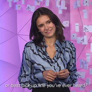3.5M views · 6.3K reactions | We asked 99 people including Nina Dobrev and Sofia Carson to give us their best pick-up lines and most of them are cringeworthy.  | TRL | Facebook