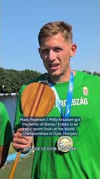 Adrian Boros wins first gold medal since 2018 in epic K2 sprint finish at European Championships