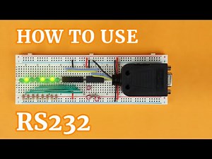 Control LEDs with your computer using RS232!