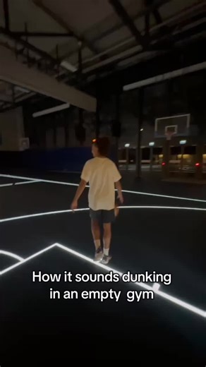 Experience the Sound of Basketball Dunks in a Gym