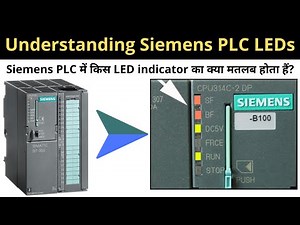 Siemens PLC LEDs: SF, BF, DC5V, FRCE, RUN, STOP, ERROR, MAINT Explained in Hindi | Learn EEE