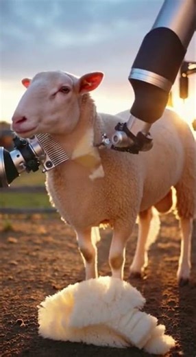 This Concept Robot Sheep-Shearer Would Be Next-Level Satisfying 😱 #ai