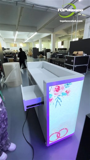 Curved DJ LED Booth The All-in-One Visual Performance Hub. Designed for DJs, producers, and live performers, this curved booth merges immersive 270° visuals with practical on-stage utility. From flawless high-refresh visuals to plug-and-play portability and built-in power management — it’s your complete visual command center, ready for any stage. ✅ 270° Curved LED Display – Create an engaging, wrap-around visual environment. ✅ 7680Hz Refresh Rate – Crystal-clear imagery for cameras and fast-pace