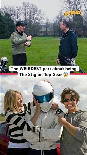 Ex-Stig on WEIRDEST part about being The Stig on Top Gear 😱 #topgear #thestig #formula1