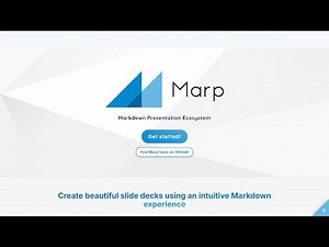 Presentaciones con Markdown usando Marp
