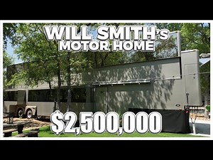 Will Smith's $2,500,000 Two Floor Motor Home (Recreational Vehicle - RV)