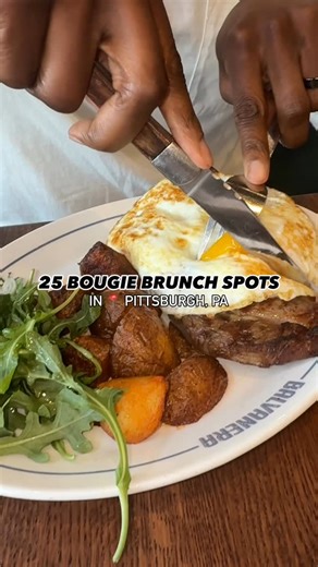 The Pittsburgh Web on Instagram: "🍳 bougie brunch spots 🥞 my top asked question lately is about brunch!! so I’m rounding up 25 places with a great menu & vibe to save. 🎶 @conalmapgh - their jazz brunch feels like you’re transported to NOLA 🍩 @cinderlandsbeer - specialty breakfast sandos, plus … fried French toast bites. 💖 @wisecountybiscuits - you need their sausage gravy. 🥚 @thespeckledeggpgh - for brunching all day, every day 🥩 @balvanerapgh - you need their egg, ham, provoleta empanada