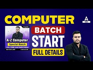 Computer Batch Starts Full Details By Vivek Pandey Sir