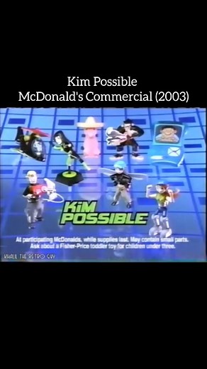 Kevin Morris💙 | Kim Possible McDonald's Commercial (2003) #kimpossible #nostalgia #2000s #commercials #mcdonaldscommercial #disney | Instagram