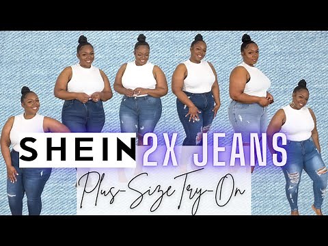 SHEIN Jeans Try On Haul Size 2X/ 16