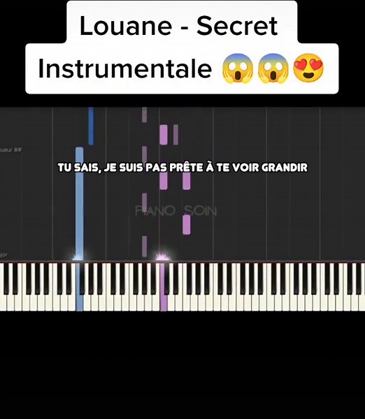 Louane - Secret Instrumentale 😱😱😍