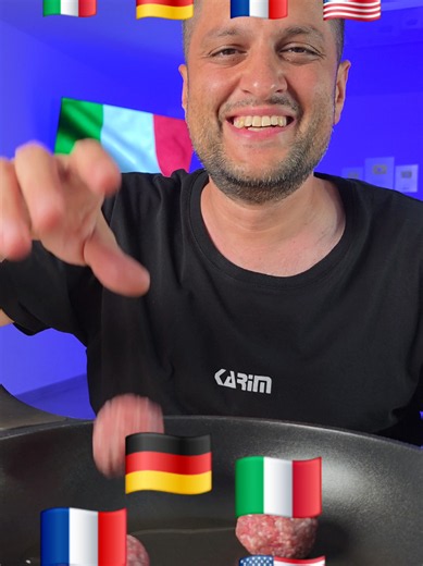 Which Country Makes The Best Burgers? 🇮🇹🇩🇪🇫🇷🇺🇸 #tiktokfood | food