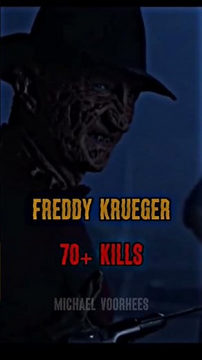 Top 7 slasher villains kill count