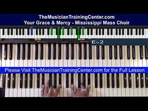 Organ: How to Play "Your Grace And Mercy" by the Mississippi Mass Choir